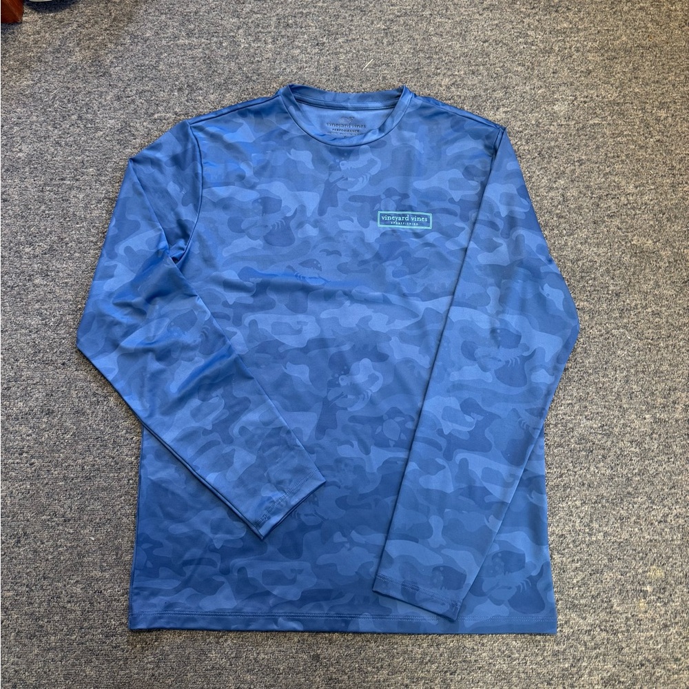 Vineyard Vines Sportfishing Performance Shirt Size S